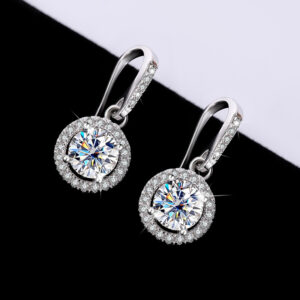 S925 Silver Moissanite Luxury Ear Hook
