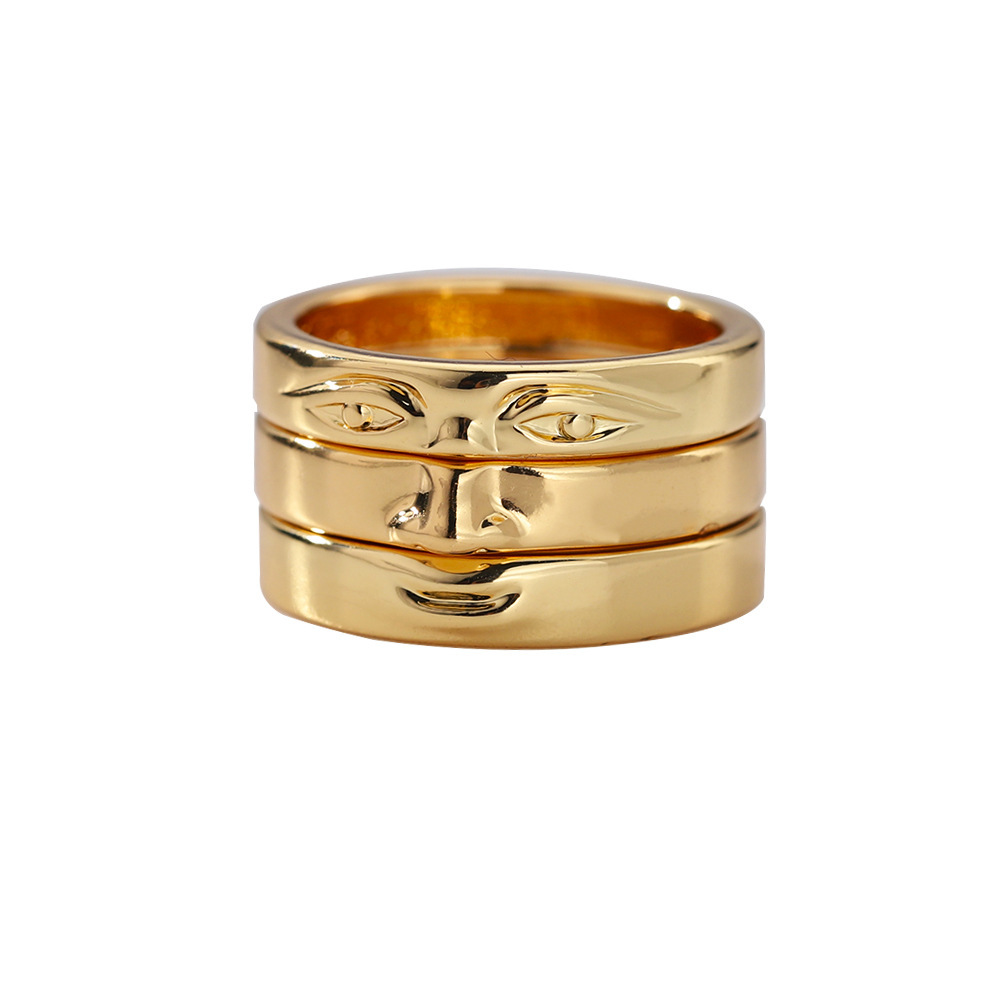 New Niche Design Touching Face Ring - Image 5