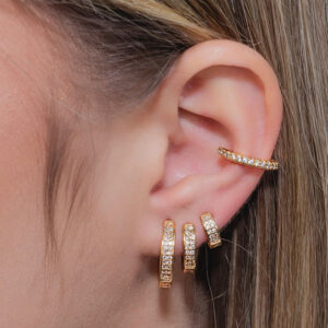 Women's Fashion Zircon Full Diamond Ear Clip