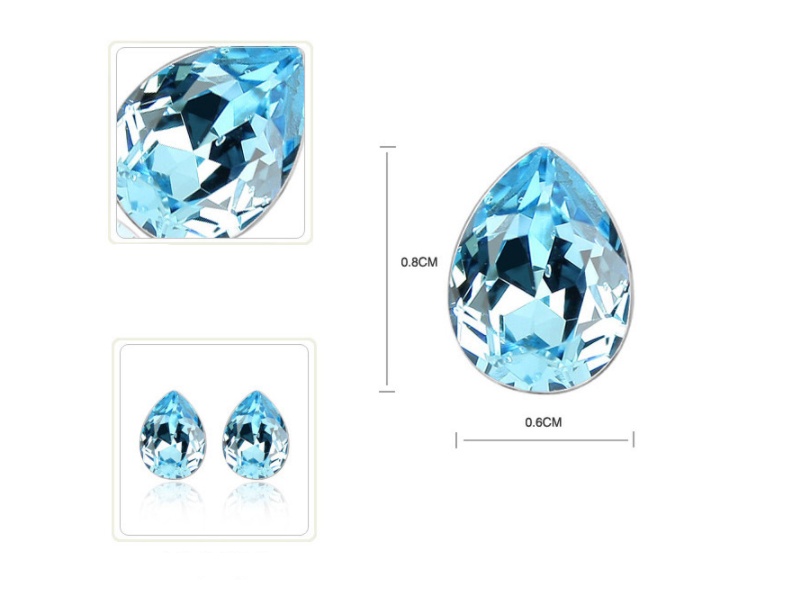 Creative Alloy Jewelry Set Necklace Ear Pin Bracelet - Image 3