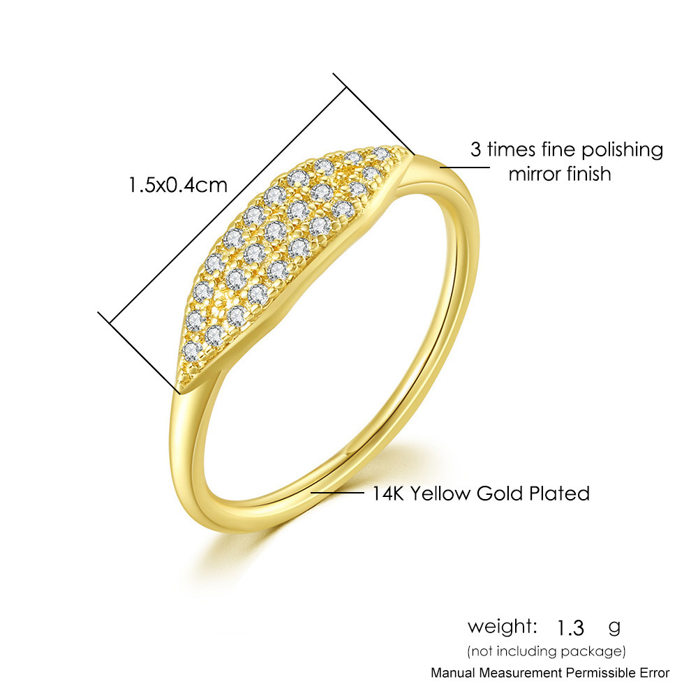 Women's Fashion Gold-plated Simple Thin Ring - Image 3