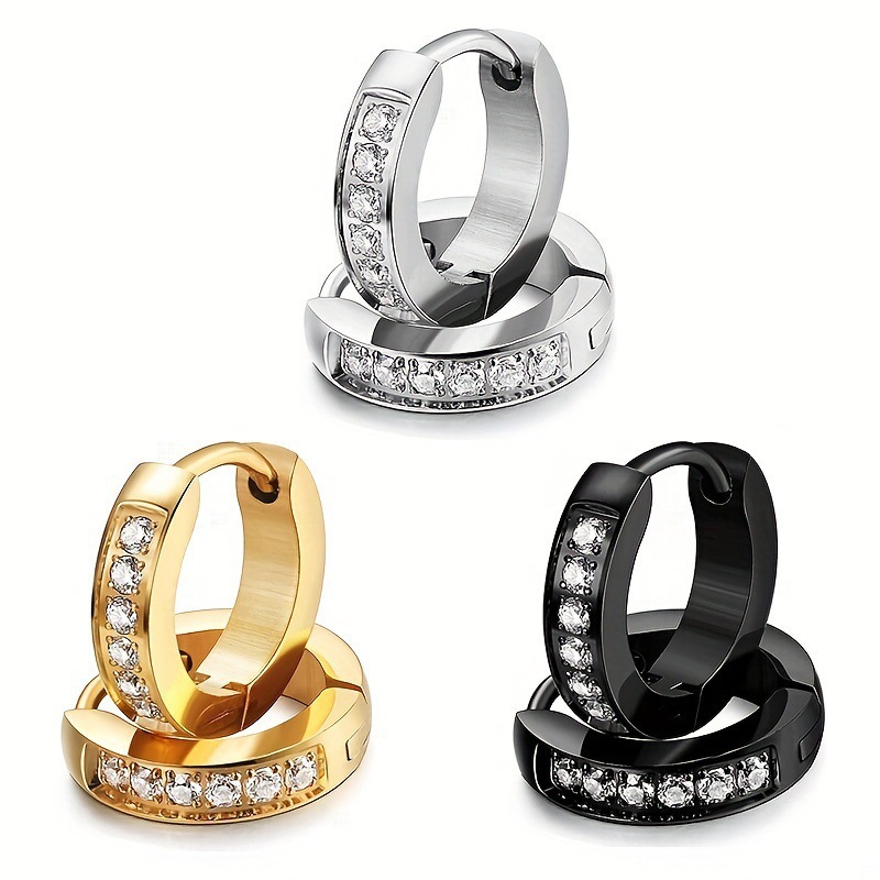 Female Leisure Haoshi Fashionable Titanium Steel Earrings - Image 5