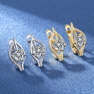 Simple And Stylish Earrings Jewelry Silver Plated