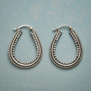 European And American Retro Geometric Metal Hollow Earrings