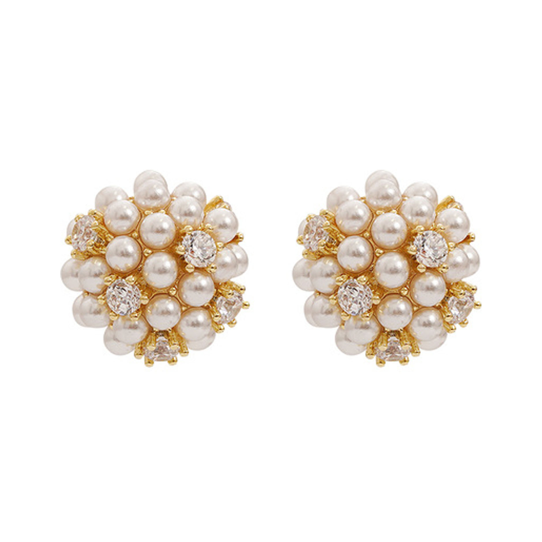 Non-piercing Pearl Rice Ball Ear Studs - Image 6
