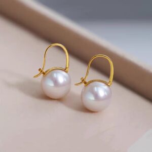 Copper Plated Gold Ancient Hong Kong Style Earrings