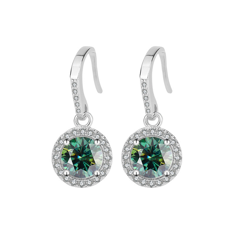S925 Silver Moissanite Luxury Ear Hook - Image 5