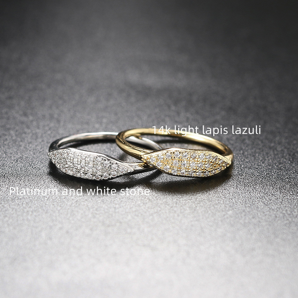 Women's Fashion Gold-plated Simple Thin Ring - Image 6