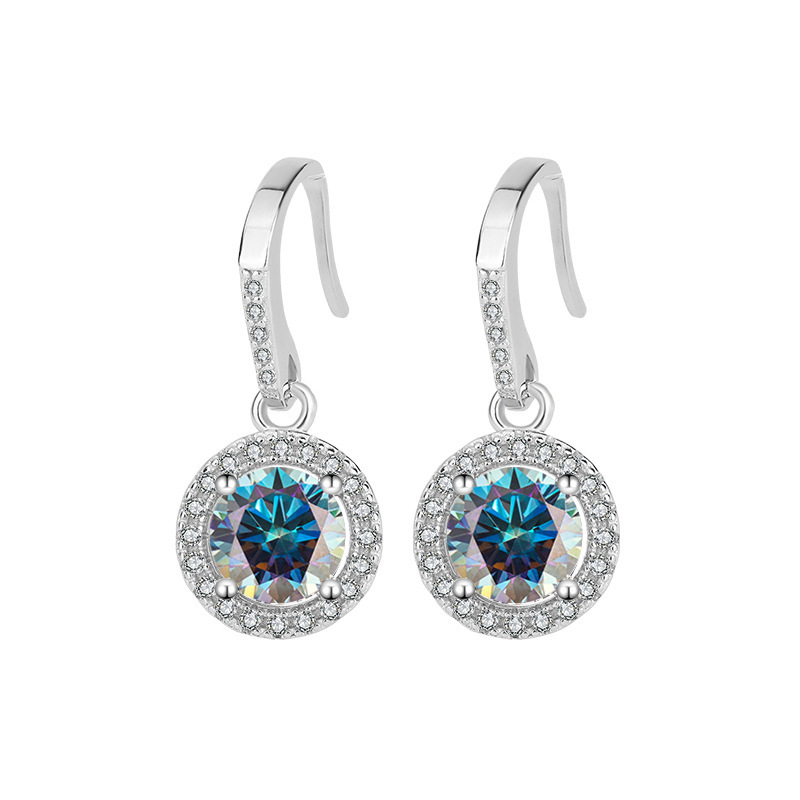 S925 Silver Moissanite Luxury Ear Hook - Image 7